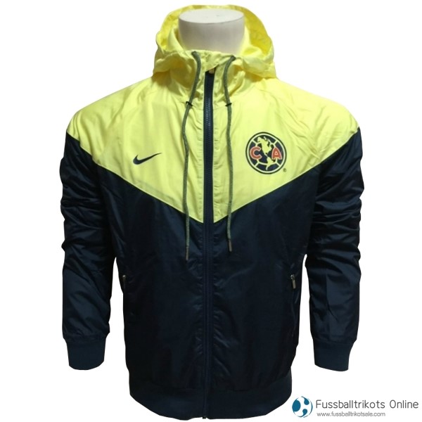 Club América Windjacke 2017-18 Gelb Fussballtrikots Günstig